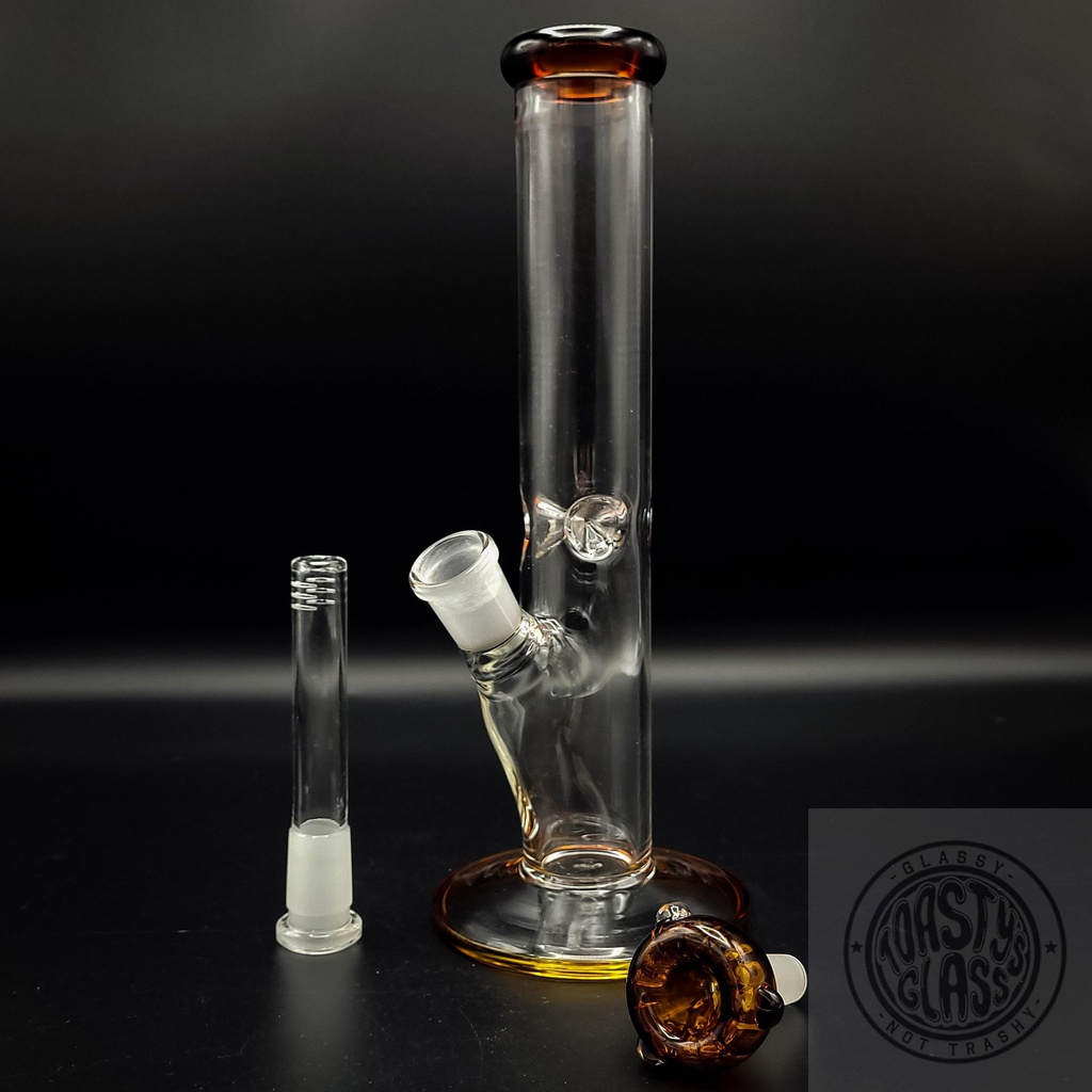 9&quot; CLEAR STRAIGHT TUBE w ICE CATCHER
